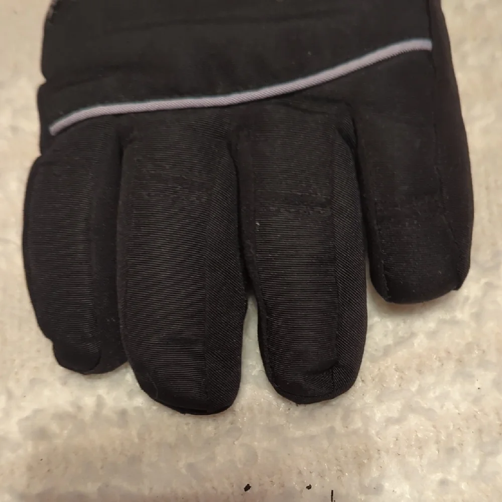 2 Sets Of Small Snow Gloves, 1 Black & Gray Winter, 1 Al